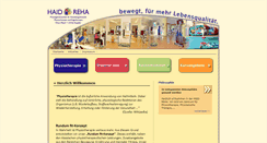 Desktop Screenshot of haid-reha-aktiv.de